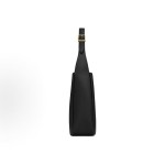 SAINT LAURENT YSL LE5A7 hook buckle opening and closing design HOBO bag Bucket Bag Handbag Shoulder Bag Large women\'s size black